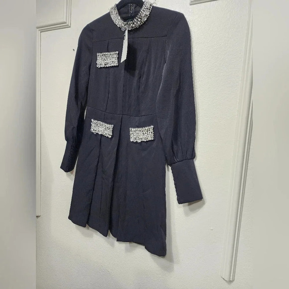 Tuckernuck Embellished Hoyt Dress XXS NWT Holiday Party Formal Glamour Classy - Picture 8 of 13